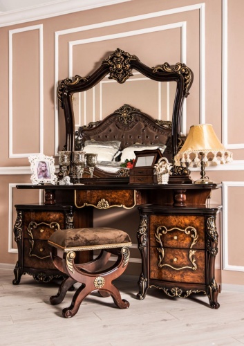 Спальня Джоконда корень дуба глянец фото 6